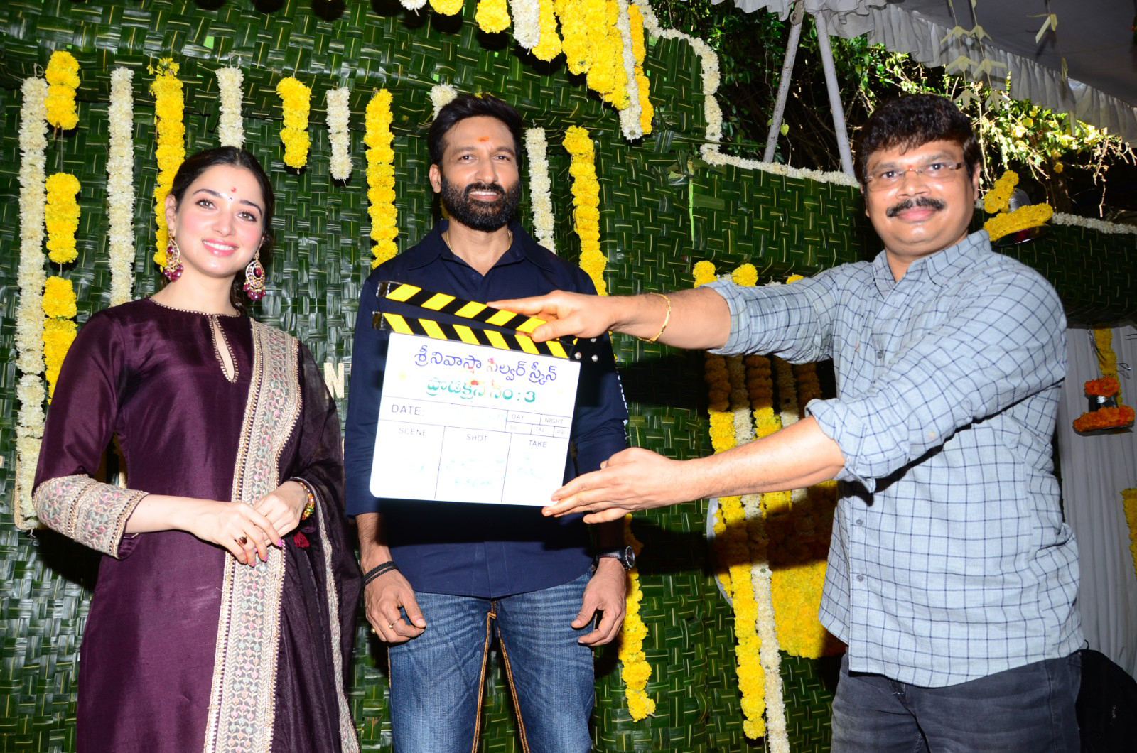 Gopichand-Tamannah Movie Launch