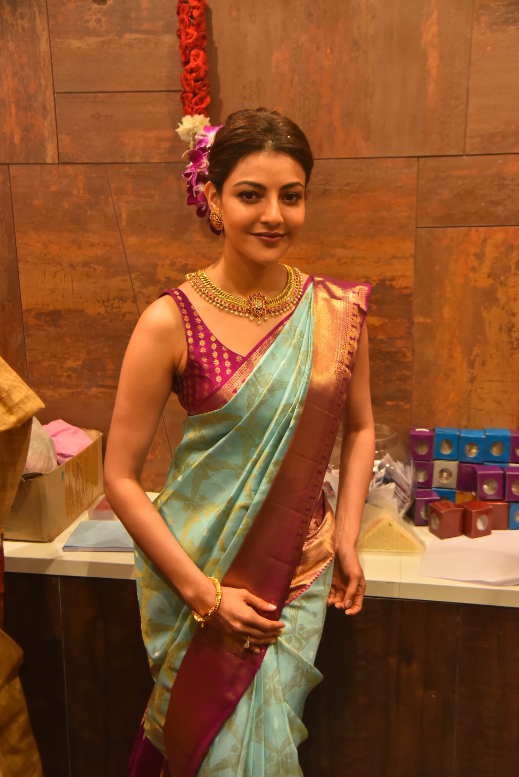 Kajal Agarwal  Grand Launch of Vidhatri Shopping Mall @ Vijayawada