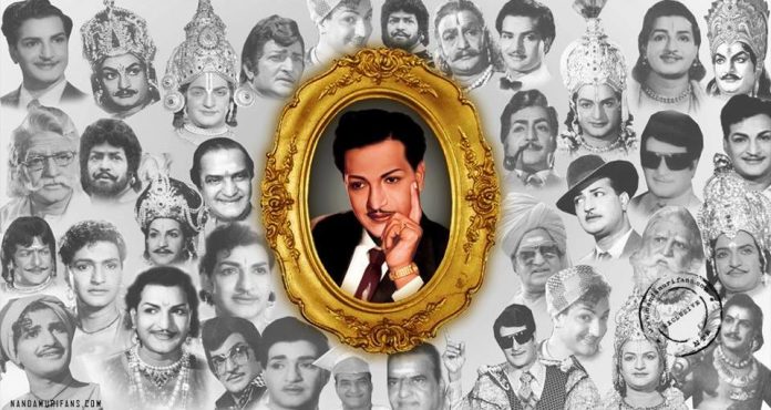NTR in different roles he portrayed in movies