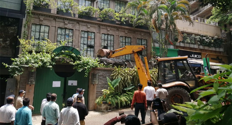 Kangana Ranaut Office Is Demolished By Shiv Sena