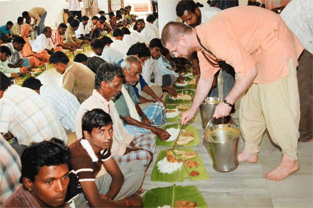 what is the result of annadanam or food donate