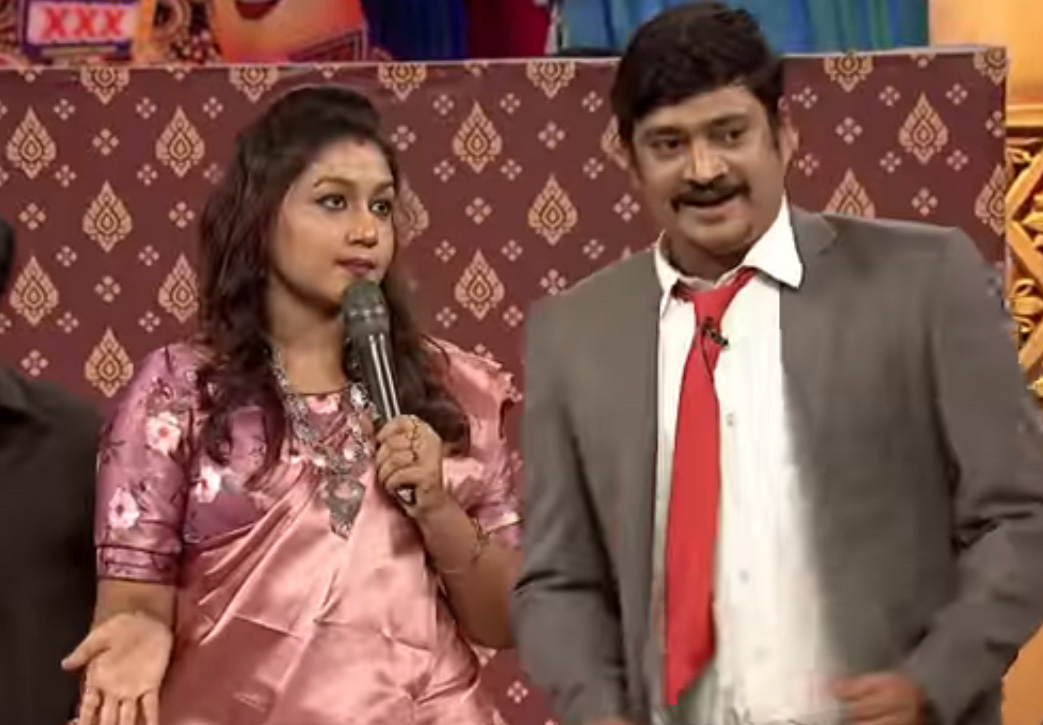 Jabardasth hyper aadi insulted dorababu in front of his wife