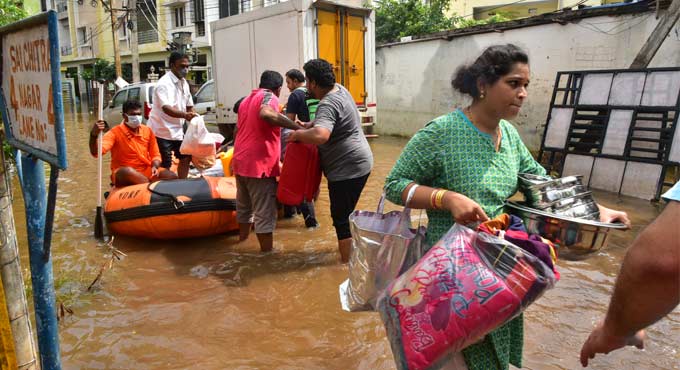 Hyderabad Floods Telugu Rajyam