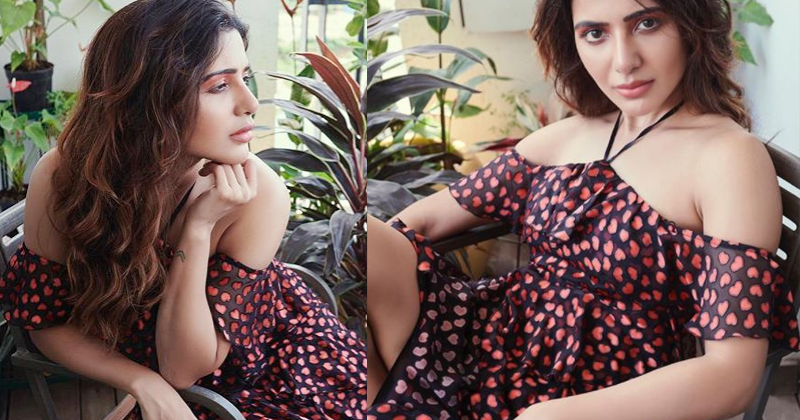 Samantha Akkineni Maple leaf Design Dress Pic Goes Viral
