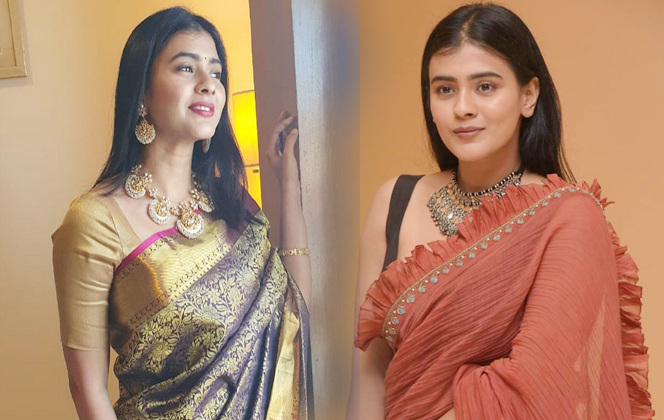 Hebah Patel Latest Sarees Photos