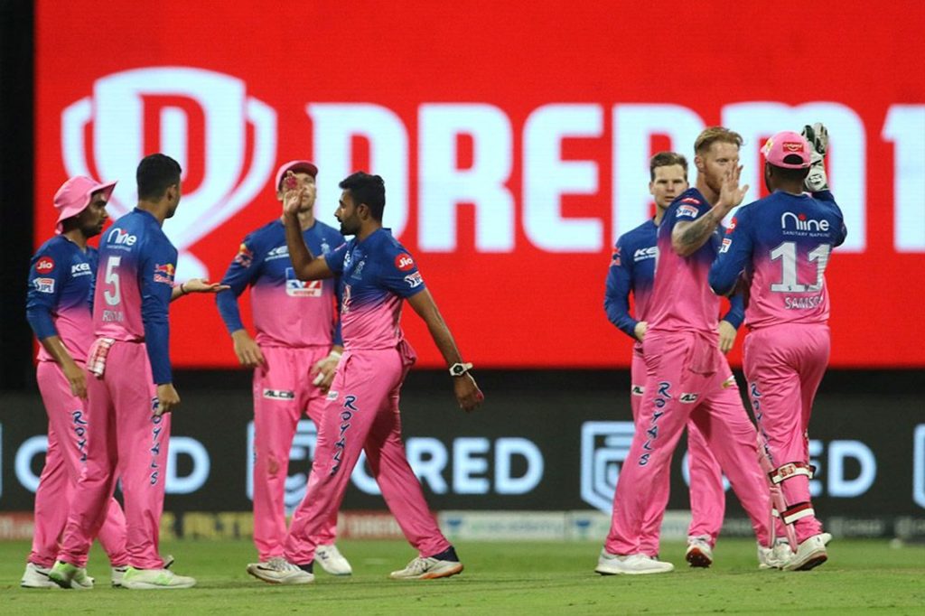 Rajasthan Royals won by 7 wickets on punjab