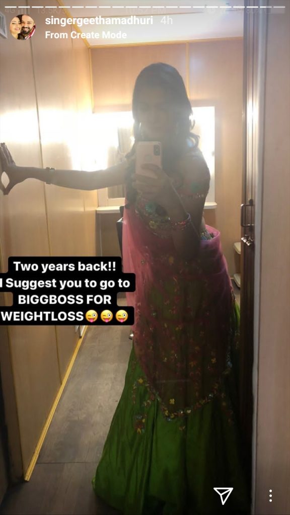 Geetha Madhuri satires On Bigg Boss Show For Weight Loss