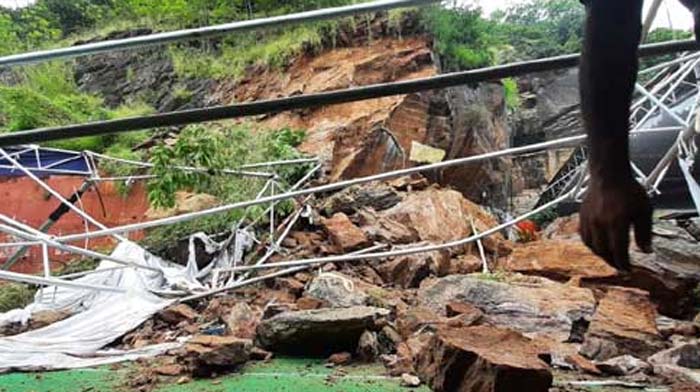 landslides at vijayawada indrakeeladri