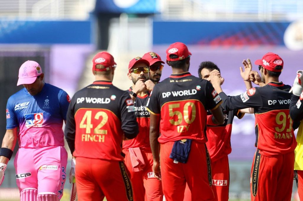 dream11 ipl 2020 royal challengers bangalore won by 8 wickets against rajasthan