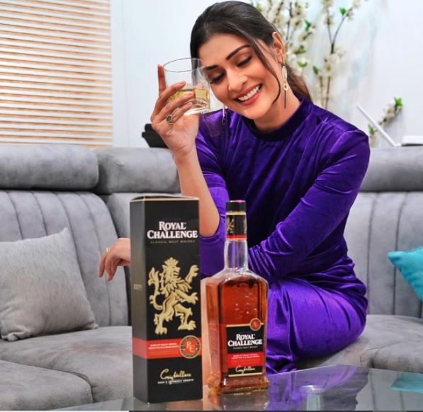 Payal Rajput Promotes Royal Challenge Whiskey
