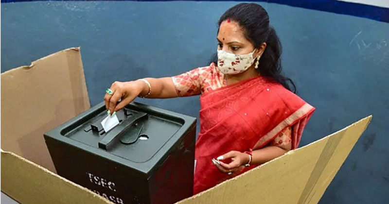 kalvakuntla kavitha have The right to vote two places