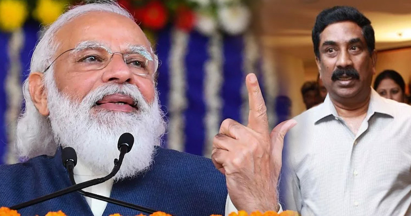 ABN Radhakrishna is criticizing Prime Minister Modi