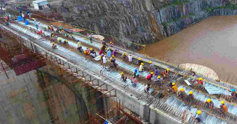 Polavaram project works halted due to reverse tendering