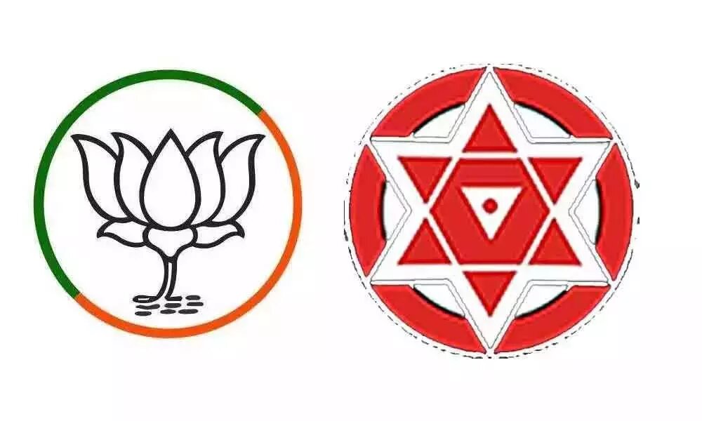 janasena and bjp parties are changed their strategy in tirupati by elections