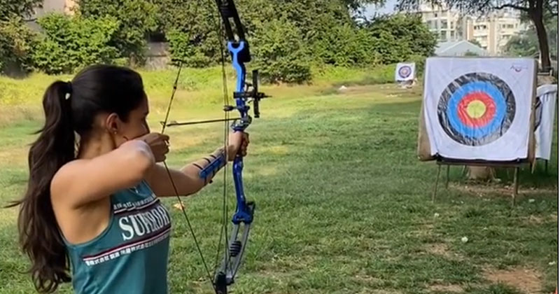 andrea archery Practices For Master Movie