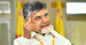 Chandrababu Naidu shows his frustration in front of people 