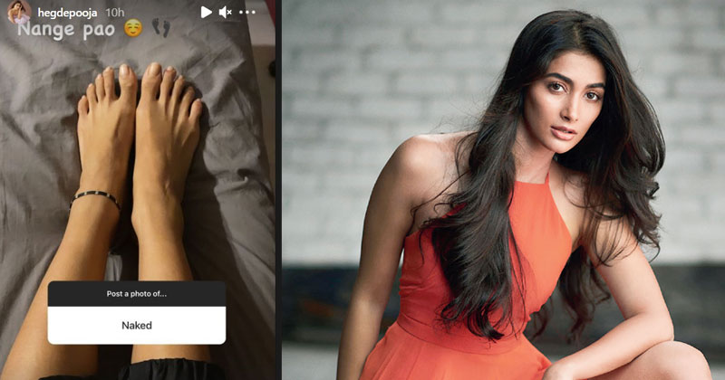 Pooja Hegde Counter to Netizen on naked pic