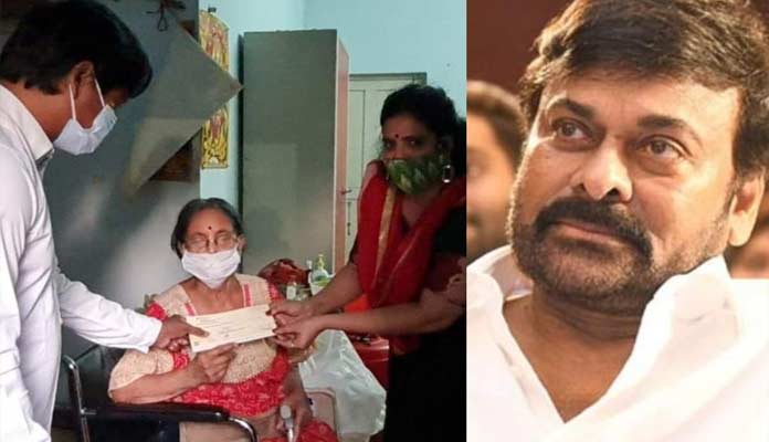 Chiranjeevi gives 15 lakhs to small artists