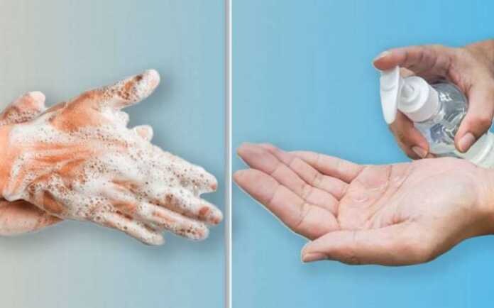 Soap And Sanitiser 1 | Telugu Rajyam