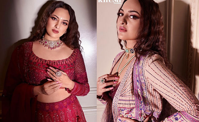 Sonakshi Sinha is Shiny Looks In a Dress
