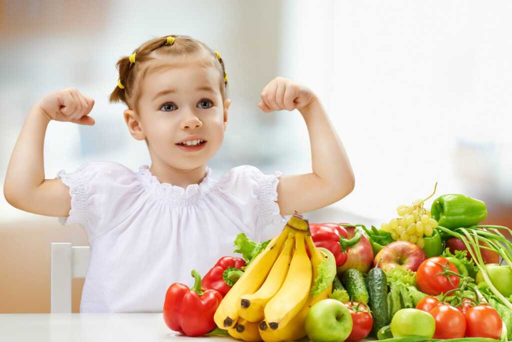 What kind of food should be given to children to boost immunity?