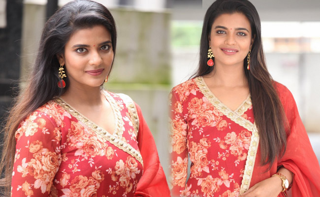 Aishwarya Rajesh Latest Pics in a Red Dress