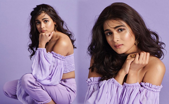 Shalini Pandey Is Gorgeous Looks in a Violet Dress