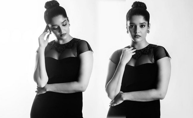 Ritika Singh Adorable Stills in Black Dress