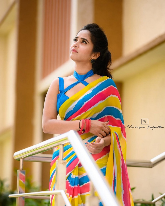 Stunning saree looks of Deepthi Sunaina​ | Times of India