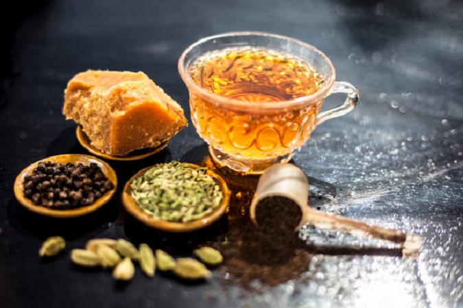 Masala jaggery tea is best solution for winter problems